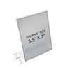 Azar Displays 5.5"W x 7"H Angled Sign Holder, PK10 112720